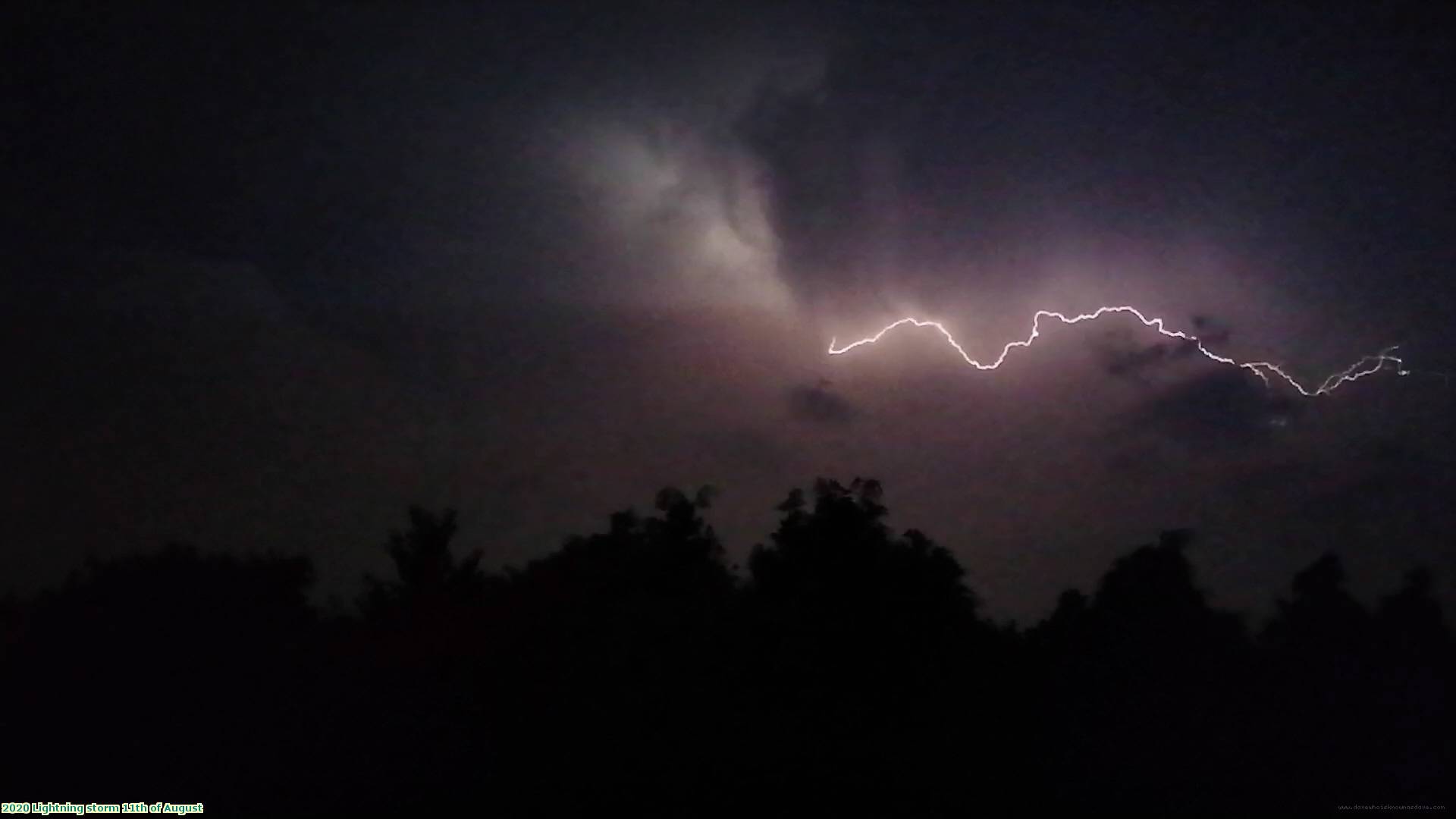 2020 Lightning storm 11th of August