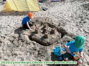  lyme3 2020 Lyme Regis Sandcastles