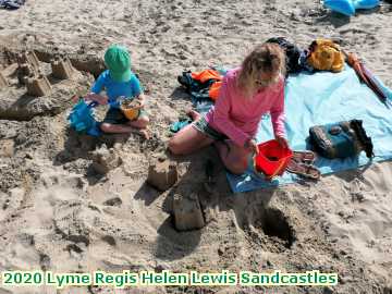  lyme3 2020 Lyme Regis Sandcastles