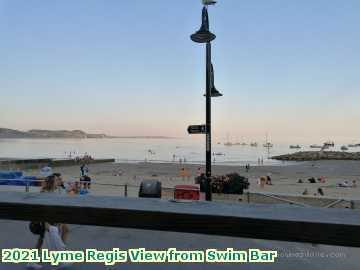  lyme1 2021 Lyme Regis View from Swim Bar