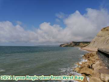  lyme2 2021 Lyme Regis view from West Bay