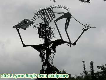  lyme3 2021 Lyme Regis Iron sculpture