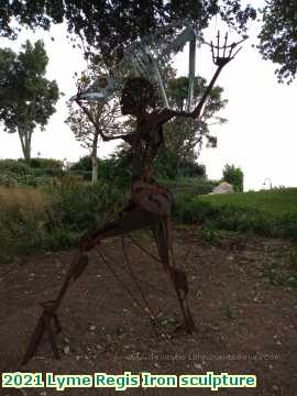  lyme3 2021 Lyme Regis Iron sculpture