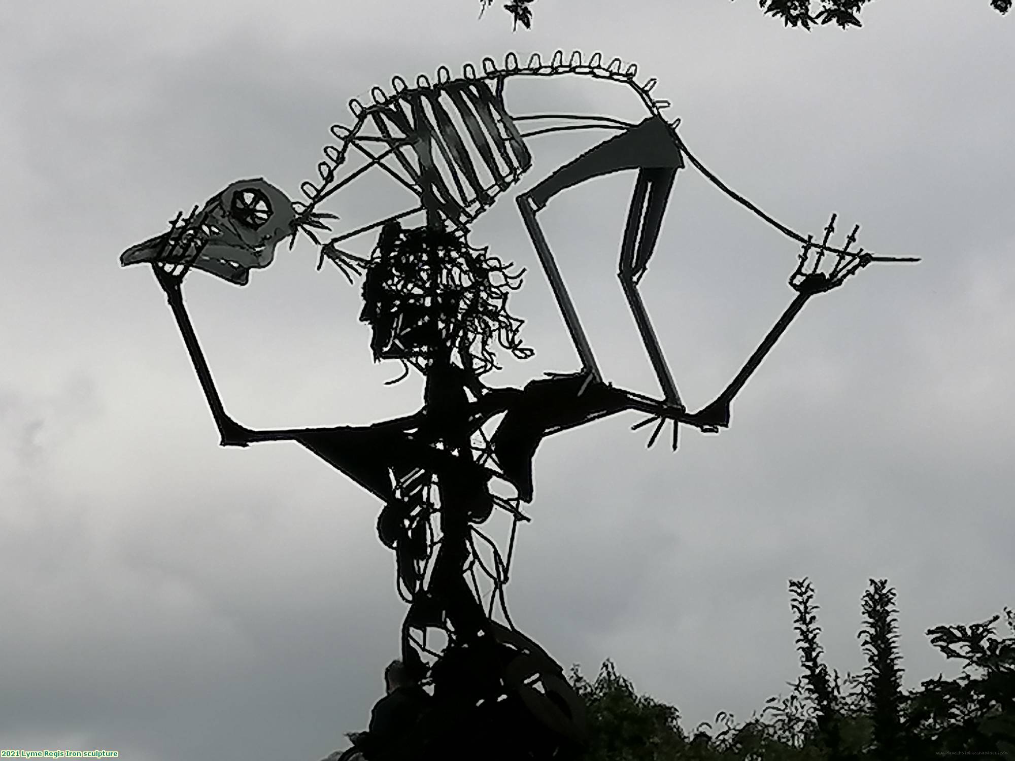 2021 Lyme Regis Iron sculpture