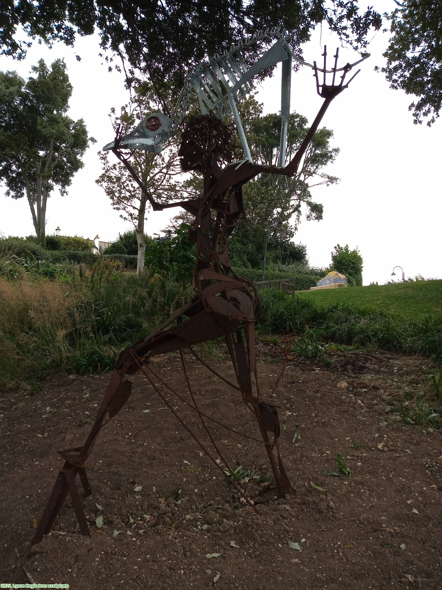 2021 Lyme Regis Iron sculpture