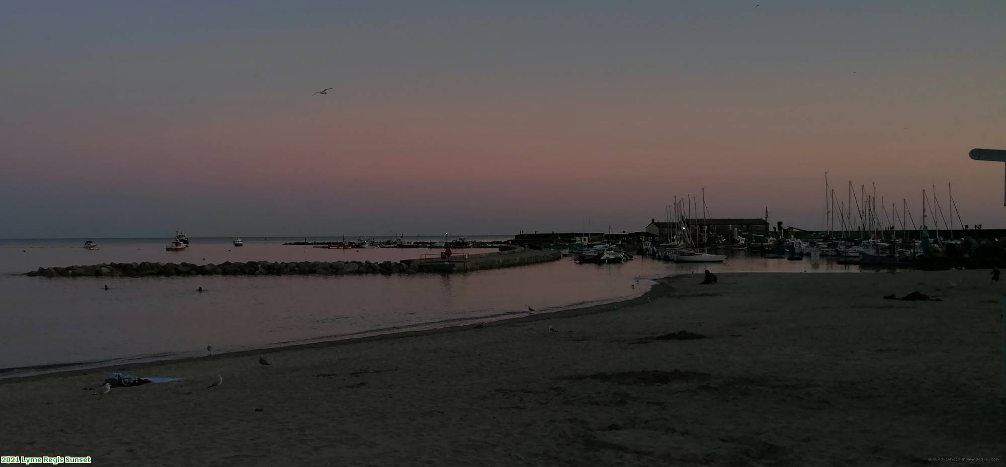 2021 Lyme Regis Sunset