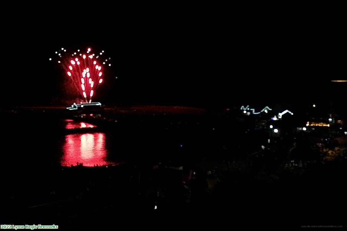 2022 Lyme Regis fireworks