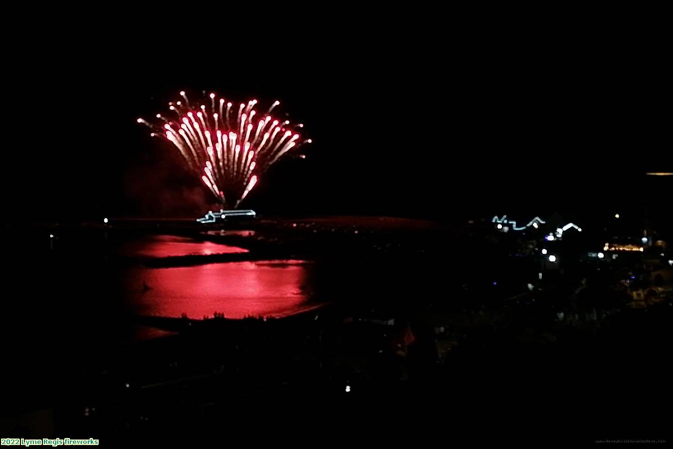 2022 Lyme Regis fireworks