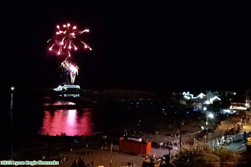 2022 Lyme Regis fireworks