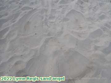  lyme3m 2022 Lyme Regis sand angel