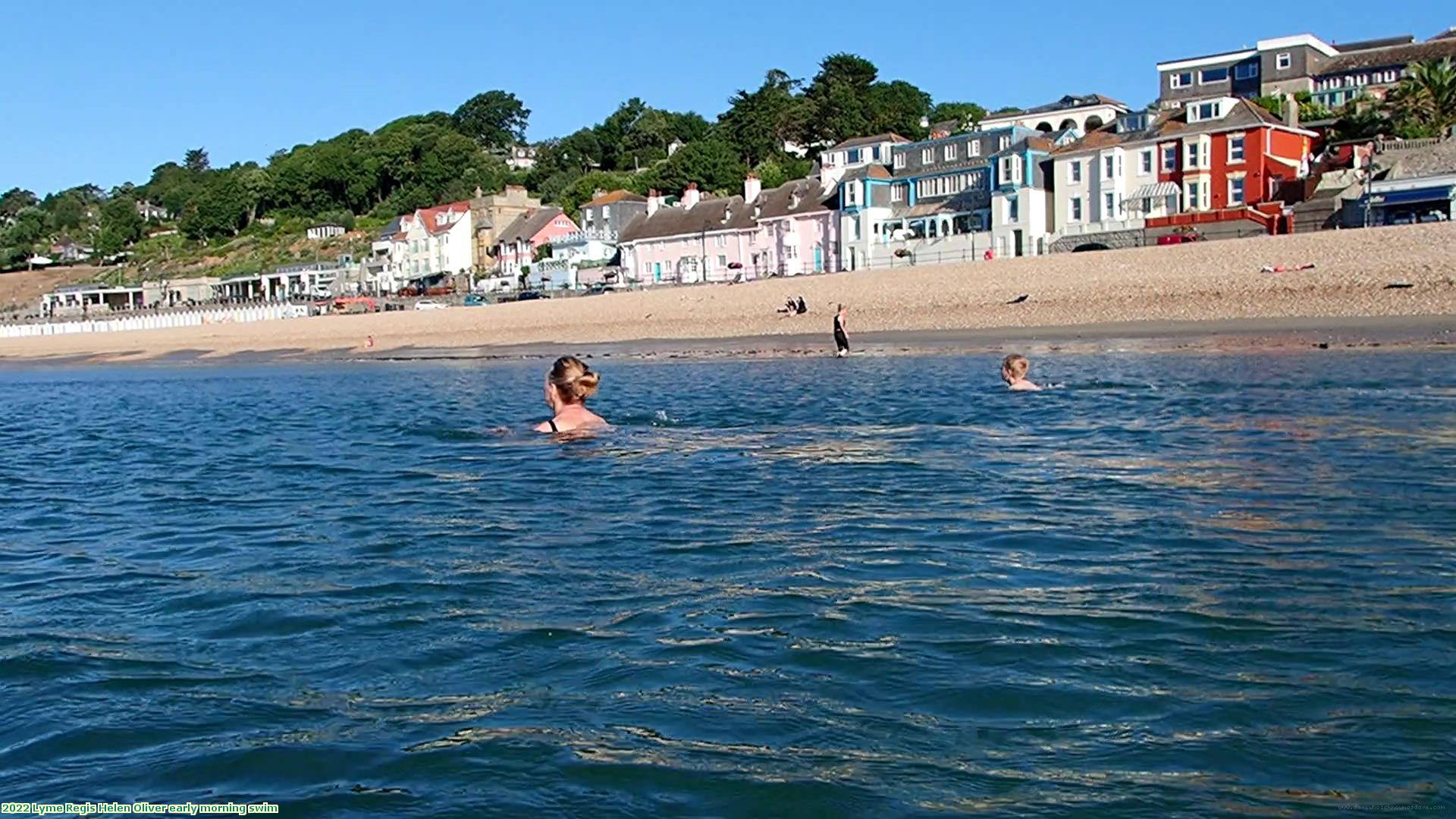 2022 Lyme Regis early morning swim