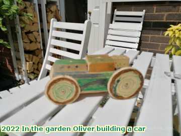  olgard 2022 In the garden building a car